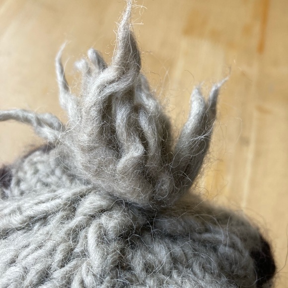 J. CREW Hand Knitted Fair Isle Wool Hat OS - Picture 2 of 5